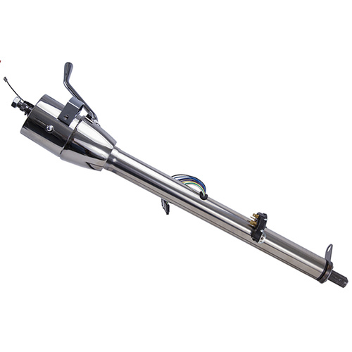 Flaming River RHD Steering Column Column Shift 30 inch Polished Finish