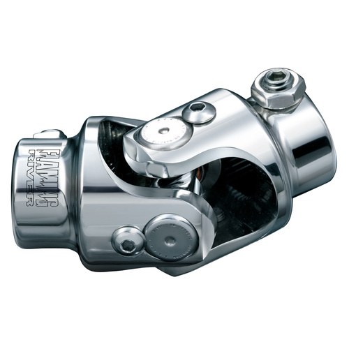 Flaming River Steering Universal Joint, Stainless Steel, 5/8 in. 36 Spline x 3/4 in. 36 Spline, Polished, Each