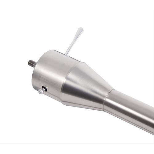 Flaming River Steering Column, Straight Floorshift w/ GM Wiring 2 in dia 30 inch Length Black Powder Coat Finish, Each