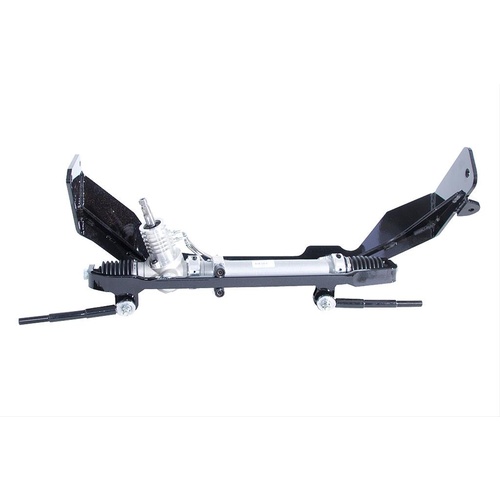 Flaming River Rack and Pinion Kit, Impala / Caprice 65-66 Power Tilt Black, Powdercoated Column