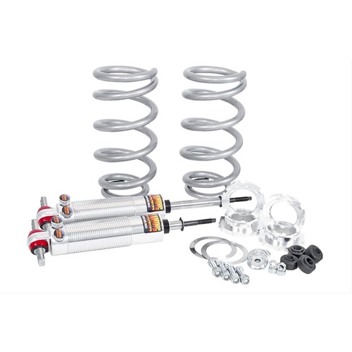 Flaming River Coilover Shock, Dual Adjustable, Aluminium, Front, Stud/Tbar-P/ 350LB, Pigtail