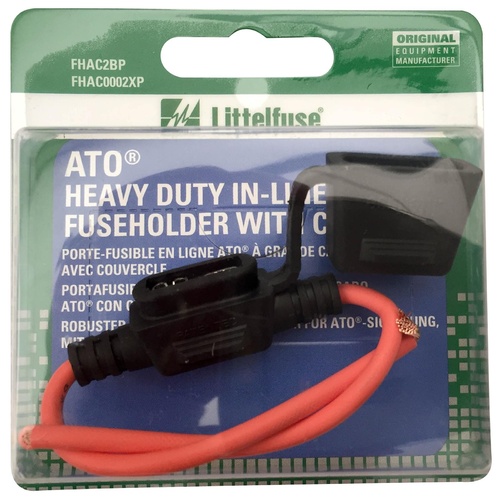 Flaming River Holder -ATO Inline w/cvr 12AWG 1pc card