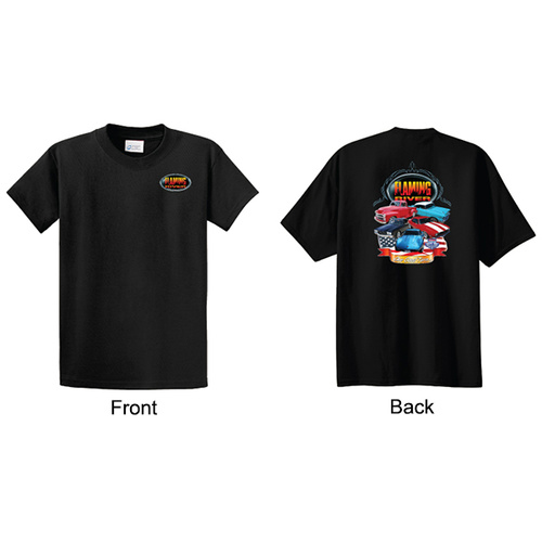 Flaming River Apparel, One Good Turn T-Shirt, Specify Size(Lg, XL, 2X, 3X), Black,