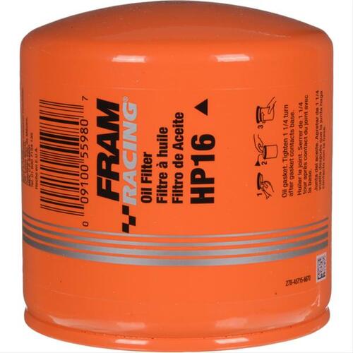 Fram Oil Filter, Z156, HP Series, Ford Falcon FG XR6, XR8, M22 x 1.5mm Thread Size, Each