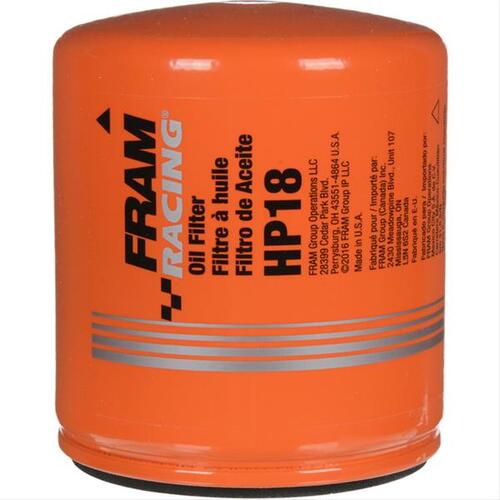 Fram Oil Filter, Z663, HP Series, Commodore VE- VF, LS2, LS3, M22x1.5mm Thread Size, Each