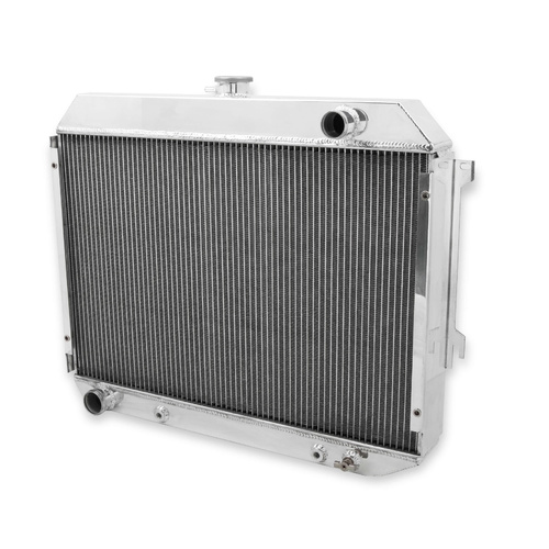Frostbite Radiator, Down Flow, 4 Row, 22-1/4 x 28-7/8 Overall Dimension, 2.76 in. Core Thickness, 1968-1974 For Dodge, Each