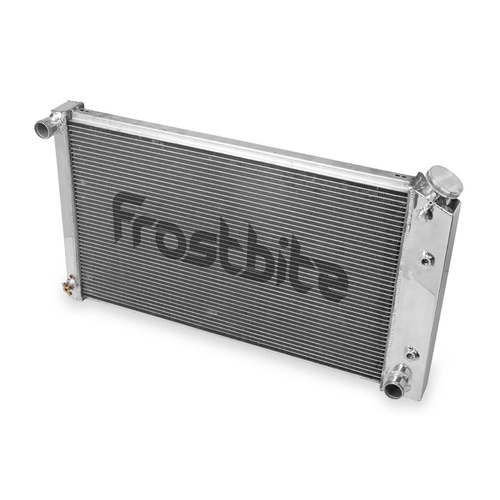 Frostbite Radiator, 2 Row, 17 x 28-7/8 Overall Dimension, 1.57 in. Core Thickness, 1996 For Ford, Each