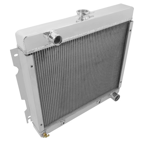 Frostbite Radiator, 2 Row, 21-5/8 x 25 Overall Dimension, 1.57 in. Core Thickness, 1970-1972 For Dodge, Each