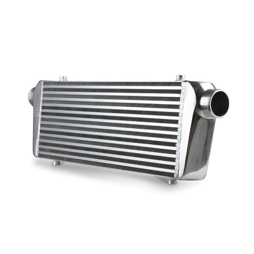 Frostbite Intercooler, Aluminium, Polished, 2.500 in. Slip Fit Inlet/Outlet, 28.000 in. Width, 10.240 in. Height, 3.000 in. Depth, Each