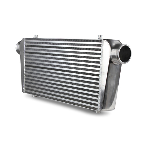 Frostbite Intercooler, Aluminium, Polished, 3.000 in. Slip Fit Inlet/Outlet, 30.700 in. Width, 13.000 in. Height, 3.000 in. Depth, Each