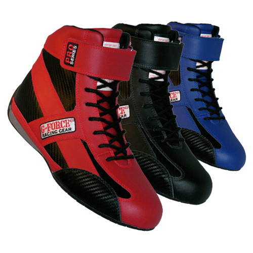 G-Force Driving Shoes GF236 High-Top Blue LeatherSFI 3.3/5