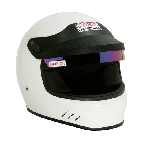 G-Force Helmet, Modified Series, Full Face, Small, Cool Tec Liner, White, Each