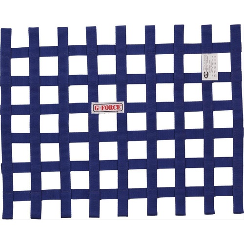 G-Force Window Net Blue Nylon Ribbon Rectangle 23 In. X 23 In. X 18 In. SFI-27.1
