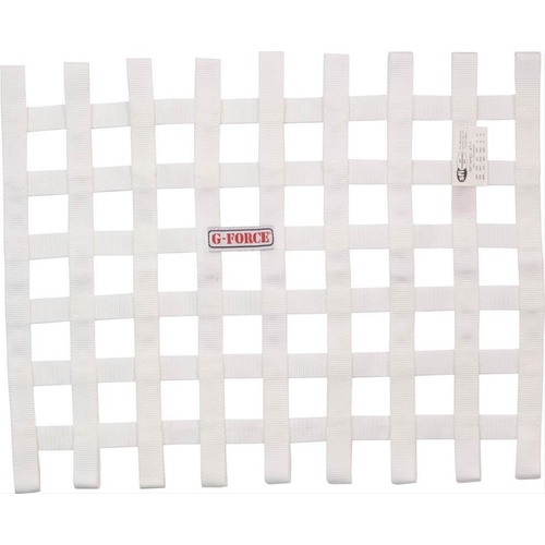 G-Force Window Net White Nylon Ribbon Rectangle 23 In. X 23 In. X 18 In. Each