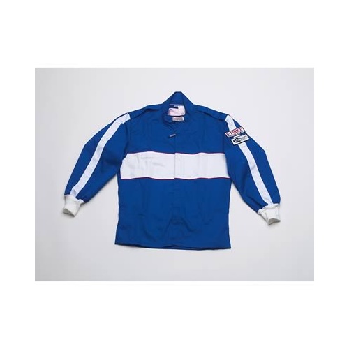G-Force Driving Jacket, GF505, Triple Layer, Fire-Retardant Cotton, Large, Blue, Each
