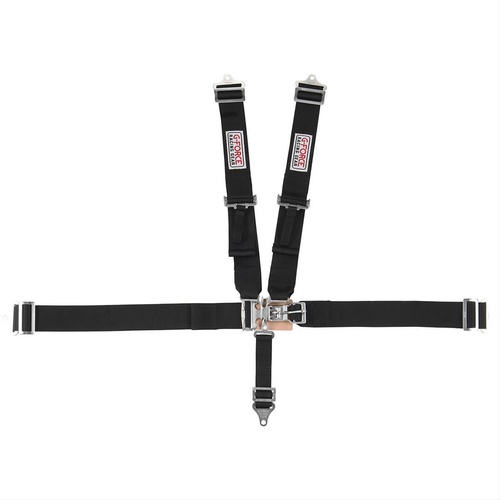 G-Force Harness, Complete, 6-Point, Latch & Link, Individual-Type, Bolt-In, Floor/Roll Bar Mount, Black, Each