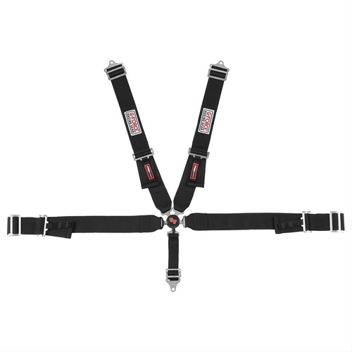 G-Force Harness, Complete, Camlock, Individual-Type, Bolt-In, Floor Mount, Black, Each