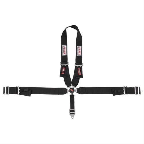 G-Force Harness, Complete, Camlock, Individual-Type, Bolt-In, Wraparound, Black, Each
