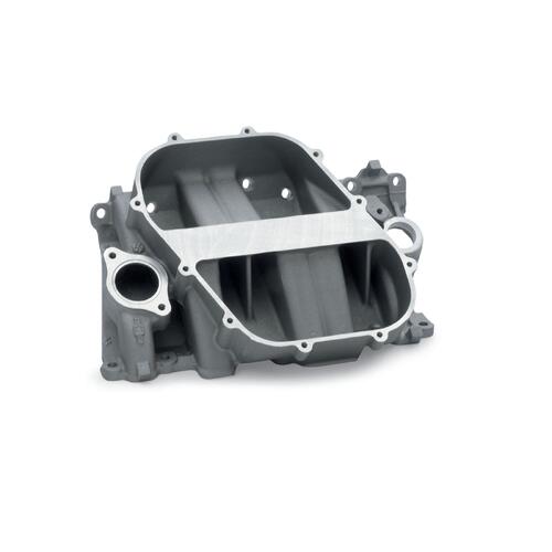 GM Performance Intake Manifold, Aluminum, Raised Runner, Lower Base Only, Chevy, V6, Each