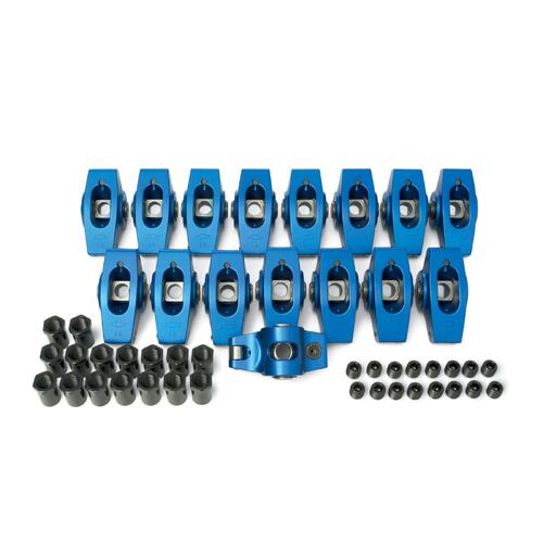 GM Performance Rocker Arm, Stud Mount, Full Roller, Aluminum, 1.5 Ratio, Fits 7/16 in. Stud, Chevy,