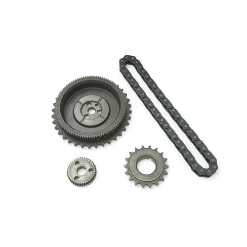 GM Performance Timing Chain and Gear Set, Extreme Duty, Single Roller, Steel Sprockets, Chevy, 350,