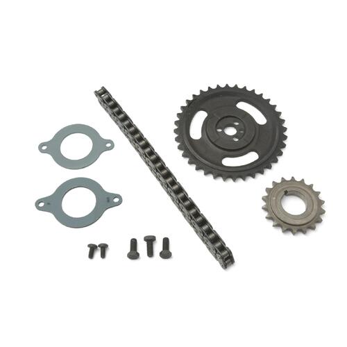 GM Performance Timing Chain and Gear Set, Single Roller, Iron Sprockets, Chevy, Set