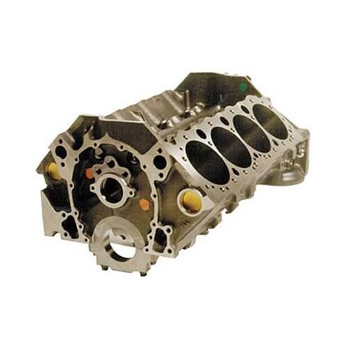 GM Performance Engine Block, Cast Iron, 4-Bolt Mains, 4.117 in. Diameter Bore, 2-Piece Rear Main