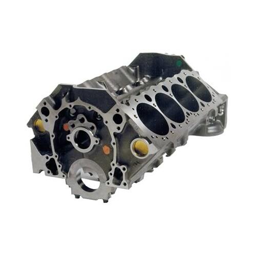 GM Performance Engine Block, Cast Iron, 4-Bolt Mains, 4.117- 4.155 in. Bore, 2-Piece Rear Main