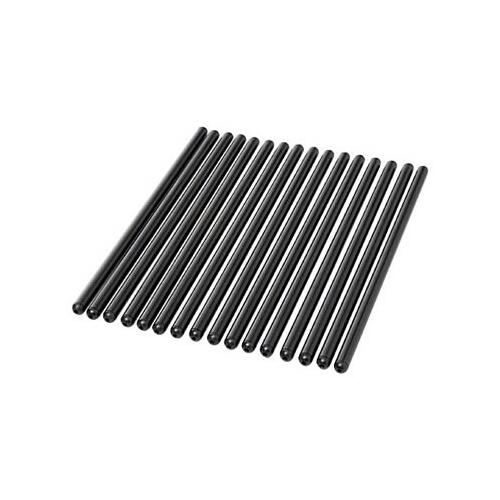 GM Performance Pushrods, Steel, Hardened, Use with Flat Tappet Cam, .313 in. Diameter, Chevy, Small
