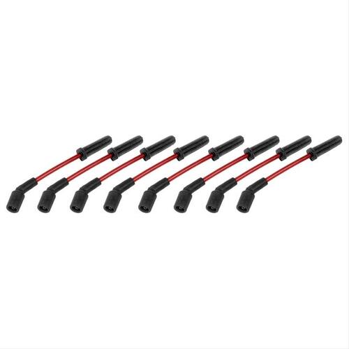 GM Performance Spark Plug Wires, 8mm, Red, Stock Boots, Chevy, Small Block, LS1, Set