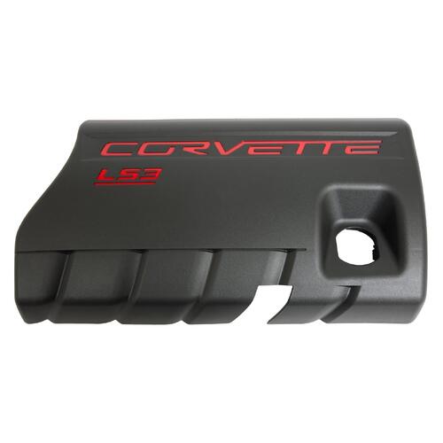 GM Performance Engine Cover, Plastic, Black, Passenger Side, Chevy, Small Block LS, Each