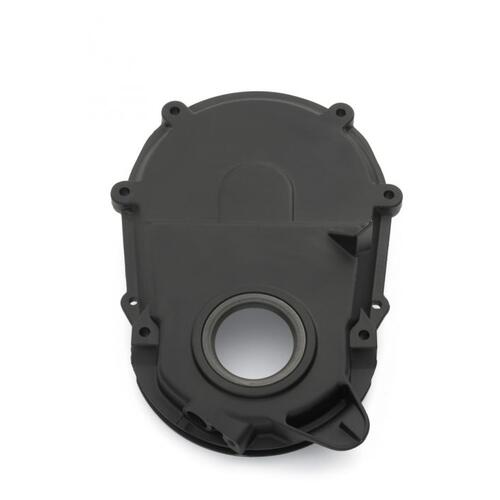 GM Performance Timing Cover, 1-Piece, Aluminum, Black, Chevy, Big Block Gen VI, Each
