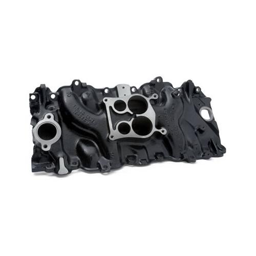 GM Performance Intake Manifold, Carbureted, Cast Iron, Natural, Dual Plane, Chevy, Big Block, Oval