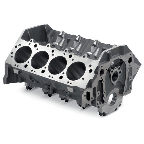 GM Performance Engine Block, Cast Iron, 4-Bolt Mains, 4.240 in. Diameter Bore, 2-Piece Rear Seal,