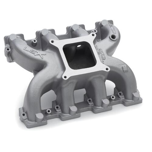GM Performance Intake Manifold, Aluminum, Natural, Single Plane, Fits LS3/L92/L76 Heads, Each