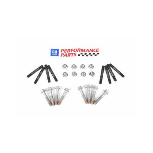GM Performance Cylinder Head Bolts, Studs, Chromoly, Cadmium, Hex, Chevy LSX, Set