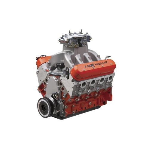GM Performance Crate Engine, LSX 454R, Long Block, Assembled, Aluminum Heads, 4500 Series
