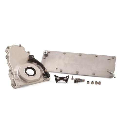 GM Performance Timing Covers, Block Completion Kit, Timing Cover, Valley Cover, Crank Sensor, Chain Damper, Chevrolet, LS witout D.O.D, Kit