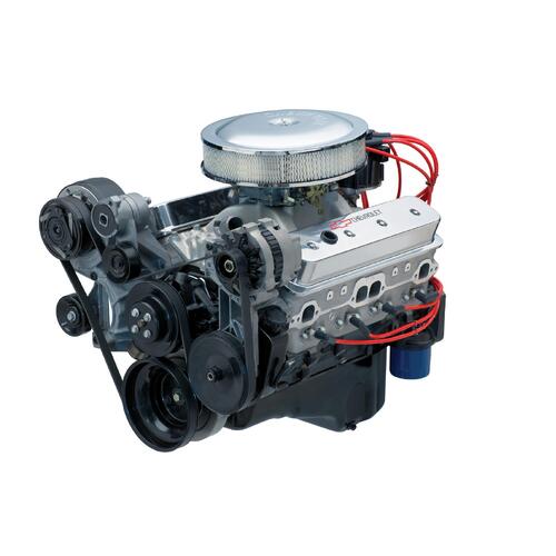 GM Performance Crate Engine, Long Block, Assembled, 1-piece Main Seal, Aluminum Vortec Heads,