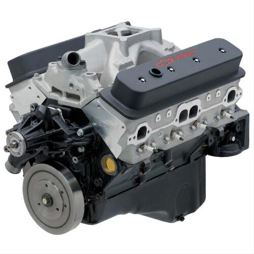 GM Performance Crate Engine, Long Block, Assembled, 1-piece Rear Main Seal, Aluminum Heads, Chevy,