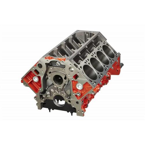GM Performance Engine Block, LSX Bowtie, Bare, Cast Iron, 6-bolt Main Bolt Style, 9.720 in Tall