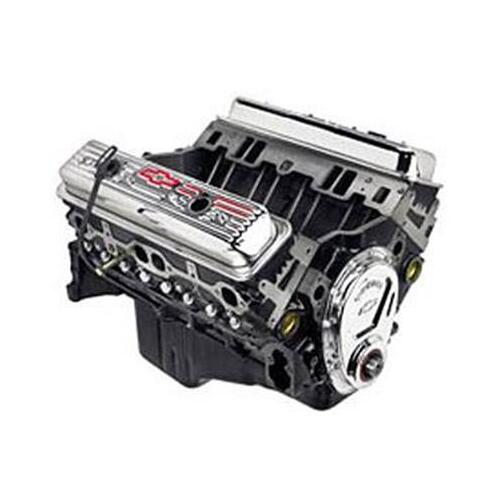 GM Performance Crate Engine, 350 HO, Long Block, 330 hp, Iron Block, Vortec Heads, Chrome Valve/Timing Covers, External Balance, Chevy, Each