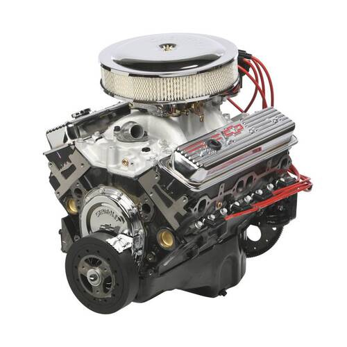 GM Performance Crate Engine, Turn Key SB Chev 350 HO Deluxe Long Block, 330 hp, Iron Block, Vortec Heads, External Balance,
