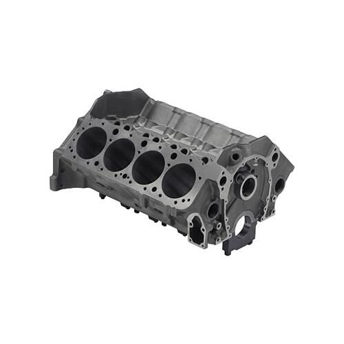GM Performance Engine Block, Cast Iron, 4-Bolt Mains, 4.000 in. Diameter Bore, 2-Piece Rear Main