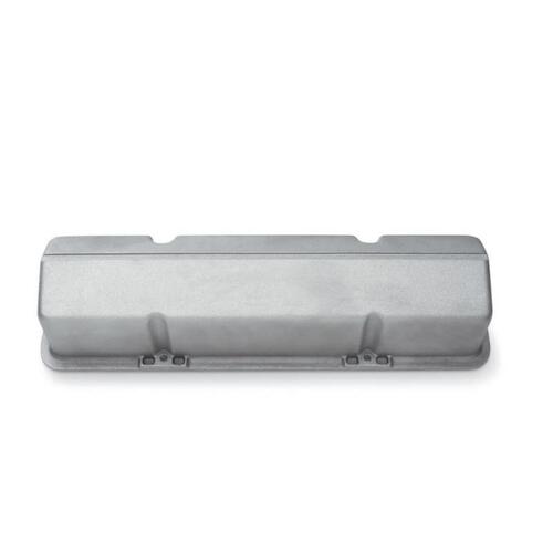 GM Performance Valve Covers, Tall, Cast Aluminum, Natural, Plain Top, No Holes, Chevy, Small Block,