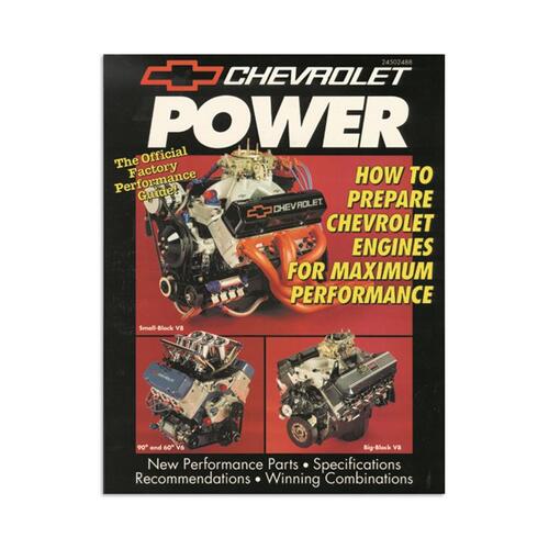 GM Performance Book, "Chevrolet Power", 188 Pages, Paperback, Each
