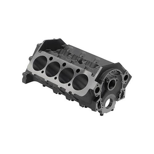 GM Performance Engine Block, Cast Iron, 4-Bolt Mains, 4.000 in. Diameter Bore, 2-Piece Rear Seal,