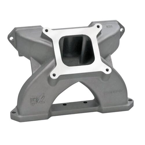 GM Performance Intake Manifold, Aluminum, Two Piece, Chevy, Small Block, Use with 18 Degree Heads,