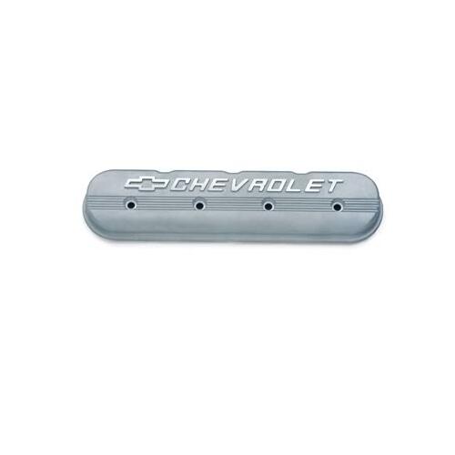 GM Performance Valve Cover, Cast Aluminum, Natural, Chevrolet Logo, Chevy, Small Block, LS3, Each
