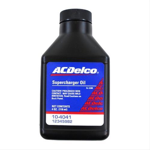 GM Supercharger Oil, 4 fluid oz., Each GM 12345982